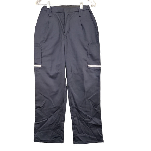 FedEx Stan Herman Womens Reflective Uniform Pants Blue Size 04-35U Pockets - Picture 1 of 10